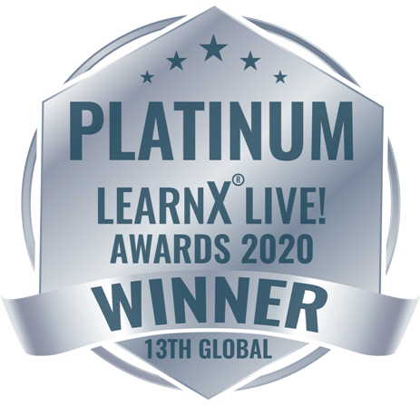 LearnX Award 2020 Platinum