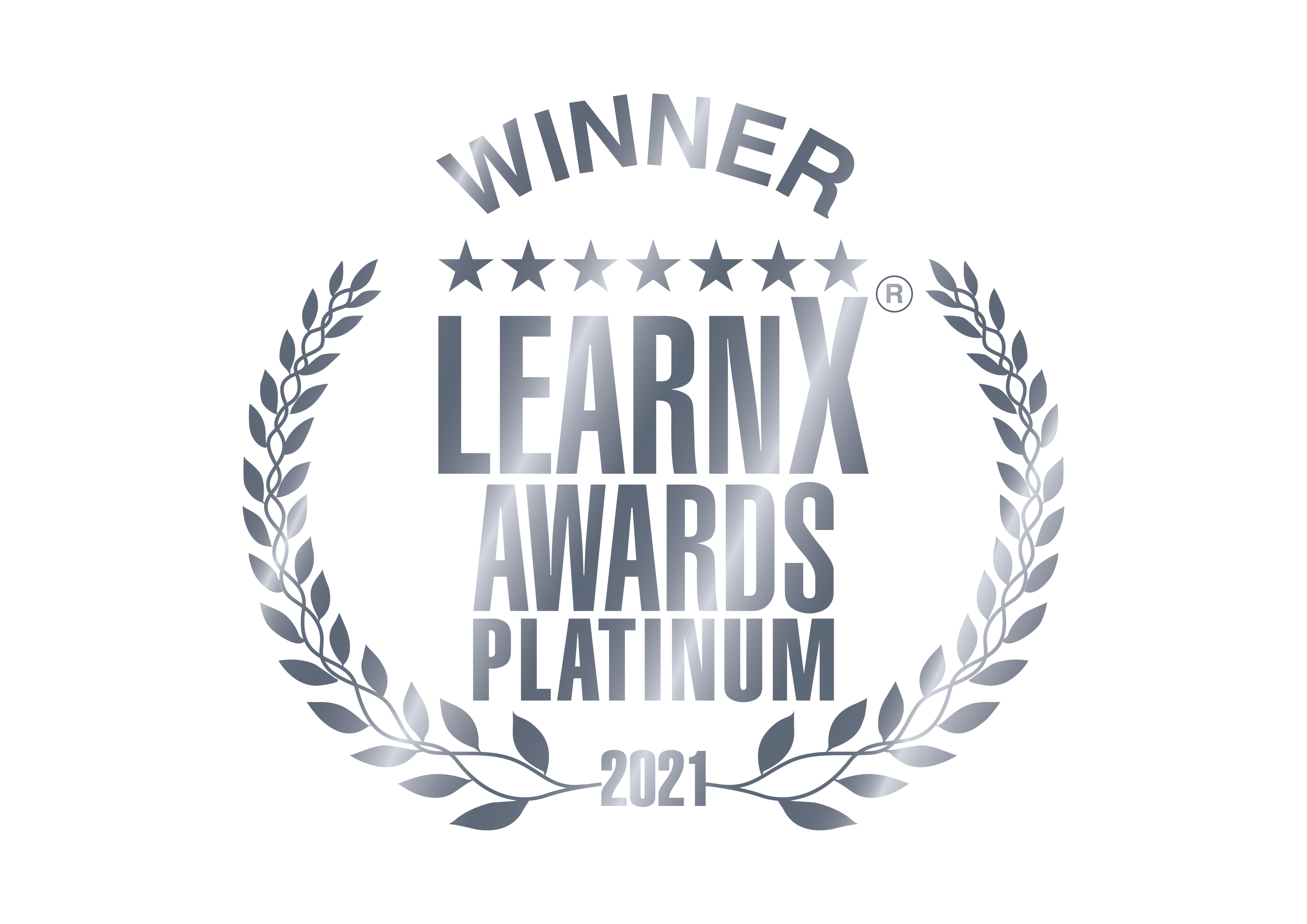 Platinum Award LearnX 2021