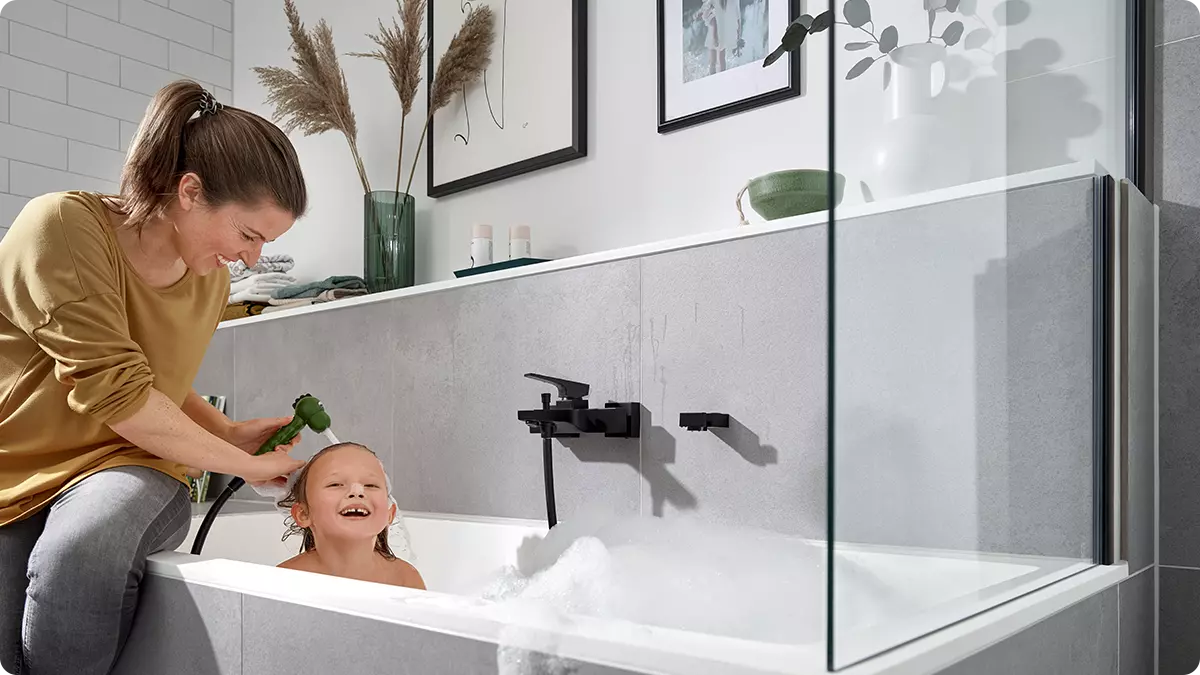 photo of people using hansgrohe products
