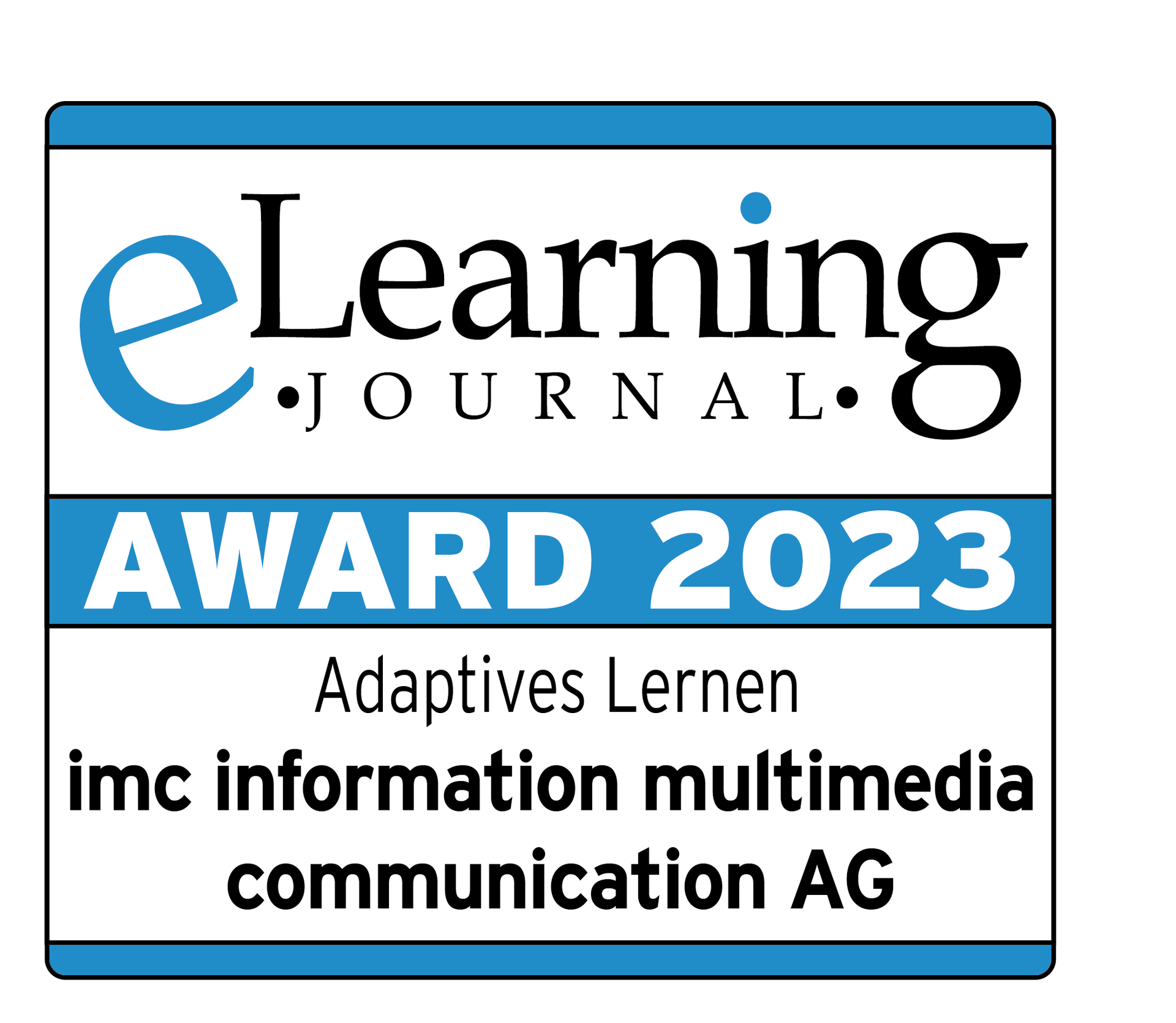 eLearning Journal award