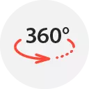 Icon representing 360 Degrees