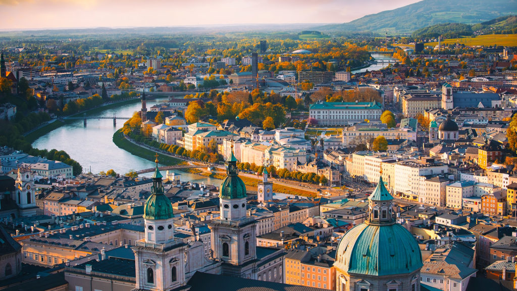 Blick auf Wien Österreich