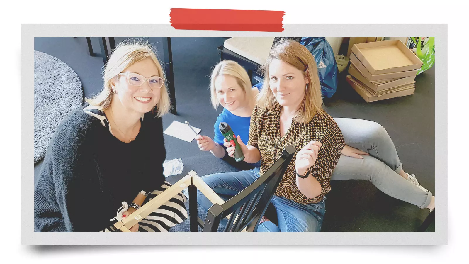 Julia Heib, Kerstin Steffen und Nadine Kreutz