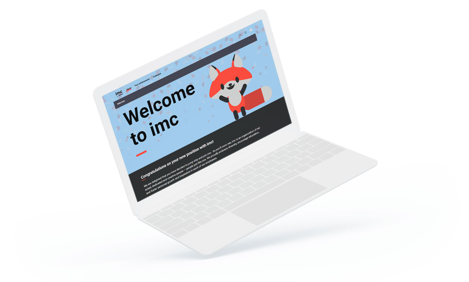 imc welcome days portal