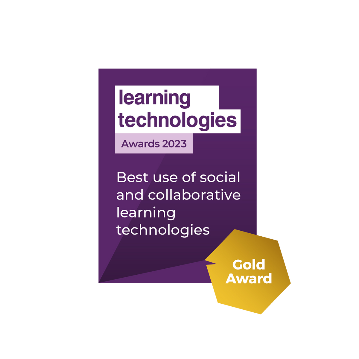 Learning Technologies Award 2023 Gold